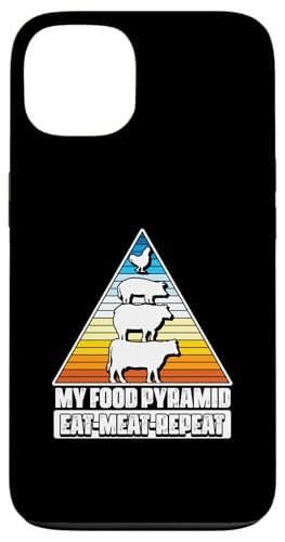 My Food Pyramid Meat Eater Barbecue Lover Grillen BBQ Hülle für iPhone 13 von My Food Pyramid BBQ Meat Eater Gift