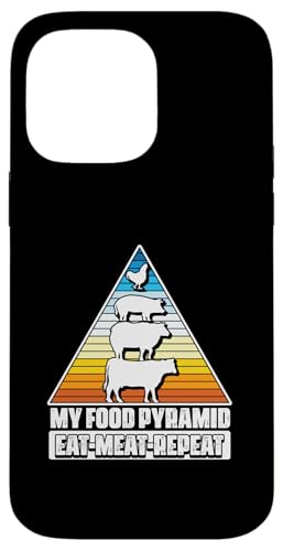 My Food Pyramid Meat Eater Barbecue Lover Grillen BBQ Hülle für iPhone 14 Pro Max von My Food Pyramid BBQ Meat Eater Gift