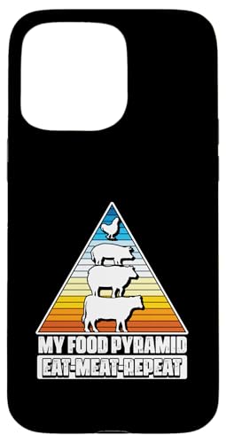 My Food Pyramid Meat Eater Barbecue Lover Grillen BBQ Hülle für iPhone 15 Pro Max von My Food Pyramid BBQ Meat Eater Gift
