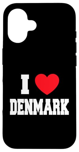 Ich liebe Dänemark Hülle für iPhone 16 von My Heart