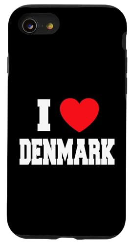 Ich liebe Dänemark Hülle für iPhone SE (2020) / 7 / 8 von My Heart