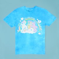 My Little Pony Retro Rainbow Unisex T-Shirt - Turquoise Tie Dye - XXL - Turquoise Tie Dye von My Little Pony