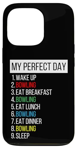 Mein perfekter Tag, Bowling Hülle für iPhone 13 Pro Mein perfekter Tag, Bowling Hülle für iPhone 13 Pro von My Perfect Day Sports RLW