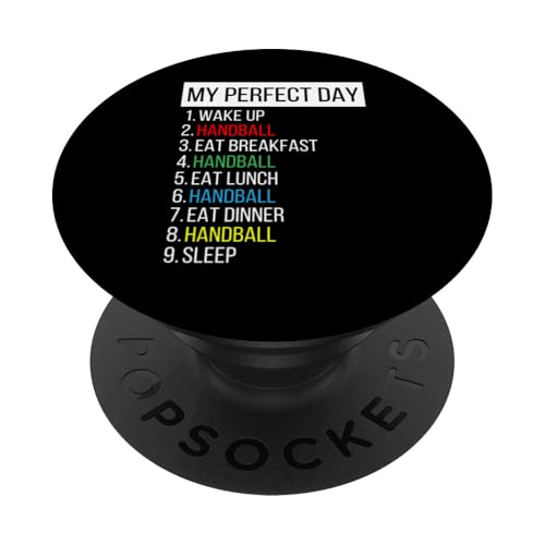 Mein perfekter Tag, Handball PopSockets Klebender PopGrip Mein perfekter Tag, Handball PopSockets Klebender PopGrip von My Perfect Day Sports RLW