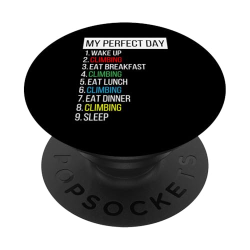 Mein perfekter Tag, Klettern PopSockets Klebender PopGrip Mein perfekter Tag, Klettern PopSockets Klebender PopGrip von My Perfect Day Sports RLW