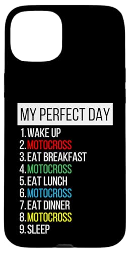 Mein perfekter Tag, Motocross Hülle für iPhone 15 Plus Mein perfekter Tag, Motocross Hülle für iPhone 15 Plus von My Perfect Day Sports RLW