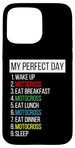 Mein perfekter Tag, Motocross Hülle für iPhone 15 Pro Max Mein perfekter Tag, Motocross Hülle für iPhone 15 Pro Max von My Perfect Day Sports RLW