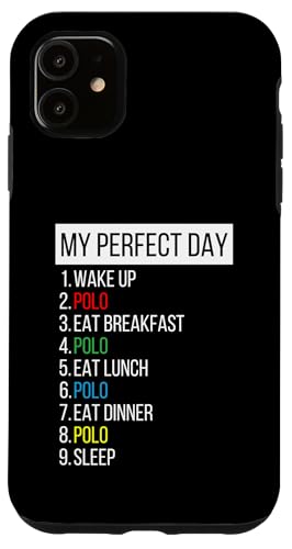 Mein perfekter Tag, Polo Hülle für iPhone 11 Mein perfekter Tag, Polo Hülle für iPhone 11 von My Perfect Day Sports RLW