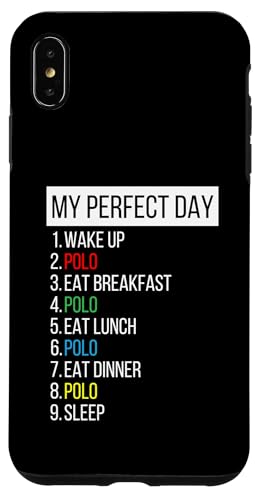 Mein perfekter Tag, Polo Hülle für iPhone XS Max von My Perfect Day Sports RLW