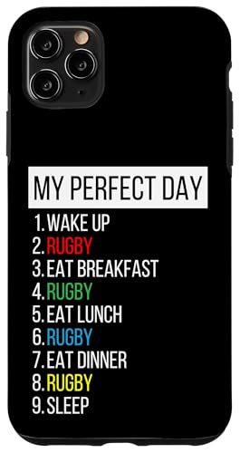 Mein perfekter Tag, Rugby Hülle für iPhone 11 Pro Max Mein perfekter Tag, Rugby Hülle für iPhone 11 Pro Max von My Perfect Day Sports RLW