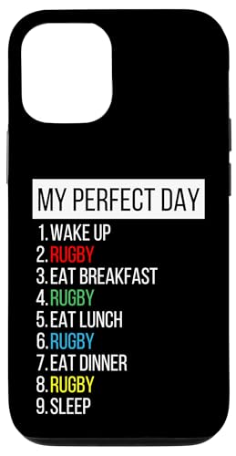 Mein perfekter Tag, Rugby Hülle für iPhone 12/12 Pro Mein perfekter Tag, Rugby Hülle für iPhone 12/12 Pro von My Perfect Day Sports RLW