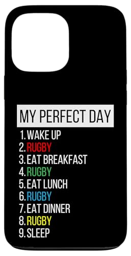 Mein perfekter Tag, Rugby Hülle für iPhone 13 Pro Max Mein perfekter Tag, Rugby Hülle für iPhone 13 Pro Max von My Perfect Day Sports RLW