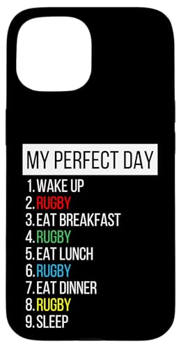 Mein perfekter Tag, Rugby Hülle für iPhone 15 Mein perfekter Tag, Rugby Hülle für iPhone 15 von My Perfect Day Sports RLW