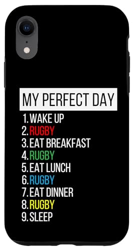 Mein perfekter Tag, Rugby Hülle für iPhone XR Mein perfekter Tag, Rugby Hülle für iPhone XR von My Perfect Day Sports RLW