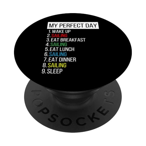 Mein perfekter Tag, Segeln PopSockets Klebender PopGrip Mein perfekter Tag, Segeln PopSockets Klebender PopGrip von My Perfect Day Sports RLW