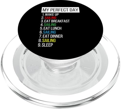 Mein perfekter Tag, Segeln PopSockets PopGrip für MagSafe Mein perfekter Tag, Segeln PopSockets PopGrip für MagSafe von My Perfect Day Sports RLW