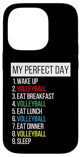Mein perfekter Tag, Volleyball Hülle für iPhone 14 Pro Mein perfekter Tag, Volleyball Hülle für iPhone 14 Pro von My Perfect Day Sports RLW