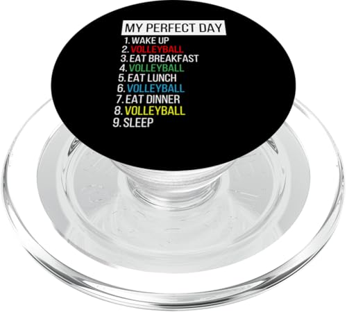 Mein perfekter Tag, Volleyball PopSockets PopGrip für MagSafe Mein perfekter Tag, Volleyball PopSockets PopGrip für MagSafe von My Perfect Day Sports RLW