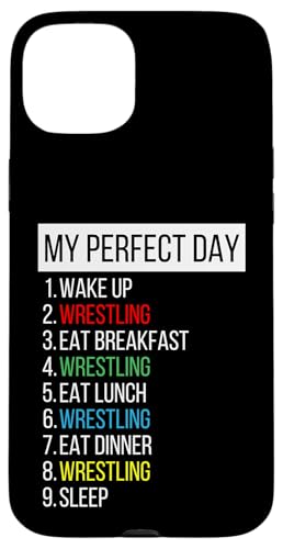 Mein perfekter Tag, Wrestling Hülle für iPhone 15 Plus Mein perfekter Tag, Wrestling Hülle für iPhone 15 Plus von My Perfect Day Sports RLW