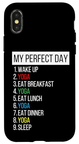 Mein perfekter Tag, Yoga Hülle für iPhone X/XS Mein perfekter Tag, Yoga Hülle für iPhone X/XS von My Perfect Day Sports RLW