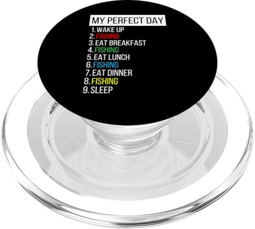 My Perfect Day, Angeln PopSockets PopGrip für MagSafe My Perfect Day, Angeln PopSockets PopGrip für MagSafe von My Perfect Day Sports RLW