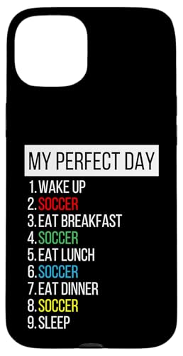 My Perfect Day, Fußball Hülle für iPhone 15 Plus von My Perfect Day Sports RLW