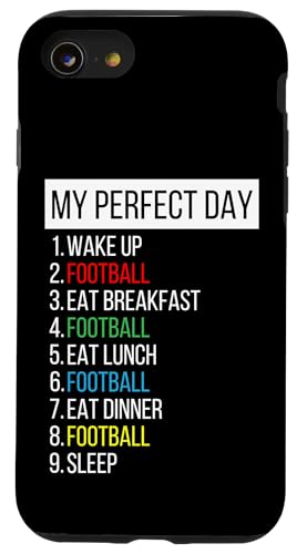 My Perfect Day, Fußball Hülle für iPhone SE (2020) / 7 / 8 von My Perfect Day Sports RLW