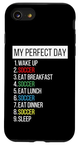 My Perfect Day, Fußball Hülle für iPhone SE (2020) / 7 / 8 von My Perfect Day Sports RLW