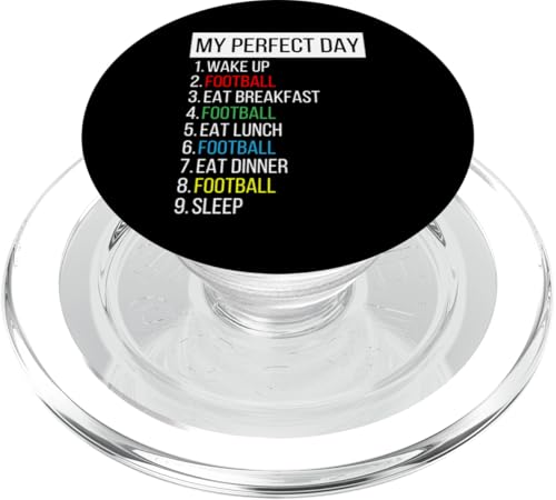 My Perfect Day, Fußball PopSockets PopGrip für MagSafe My Perfect Day, Fußball PopSockets PopGrip für MagSafe von My Perfect Day Sports RLW