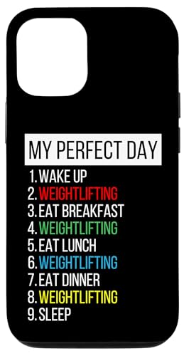 My Perfect Day, Gewichtheben Hülle für iPhone 12/12 Pro My Perfect Day, Gewichtheben Hülle für iPhone 12/12 Pro von My Perfect Day Sports RLW