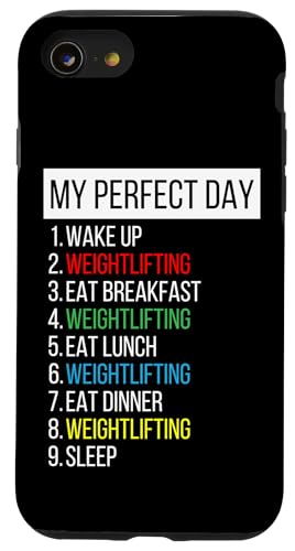 My Perfect Day, Gewichtheben Hülle für iPhone SE (2020) / 7 / 8 von My Perfect Day Sports RLW