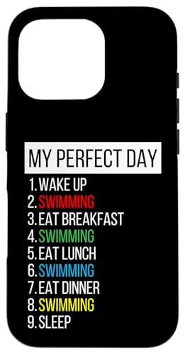 My Perfect Day, Schwimmen Hülle für iPhone 16 Pro My Perfect Day, Schwimmen Hülle für iPhone 16 Pro von My Perfect Day Sports RLW