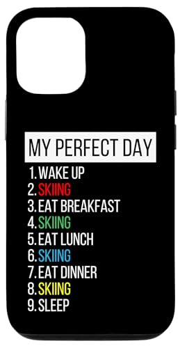 My Perfect Day, Skifahren Hülle für iPhone 12/12 Pro von My Perfect Day Sports RLW