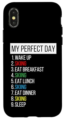 My Perfect Day, Skifahren Hülle für iPhone X/XS My Perfect Day, Skifahren Hülle für iPhone X/XS von My Perfect Day Sports RLW
