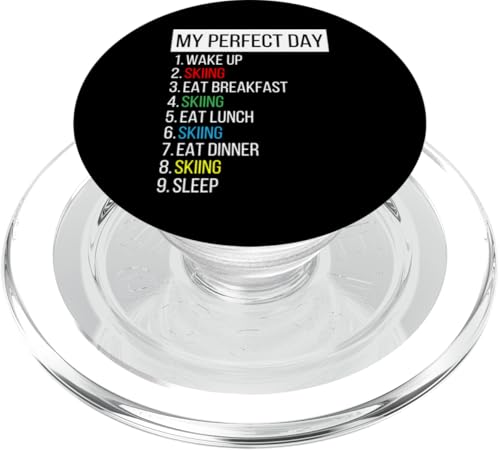 My Perfect Day, Skifahren PopSockets PopGrip für MagSafe My Perfect Day, Skifahren PopSockets PopGrip für MagSafe von My Perfect Day Sports RLW