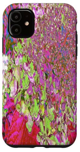 Elegante, abstrakte Hortensienblüte, Grün und Rosa Hülle für iPhone 11 Elegante, abstrakte Hortensienblüte, Grün und Rosa Hülle für iPhone 11 von My Rubio Garden