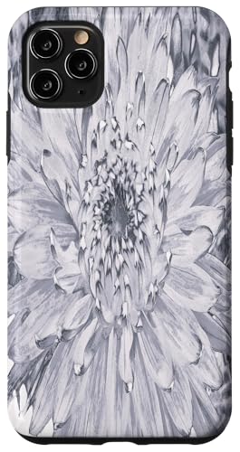 Graue und weiße Dahlienblüte Hülle für iPhone 11 Pro Max von My Rubio Garden