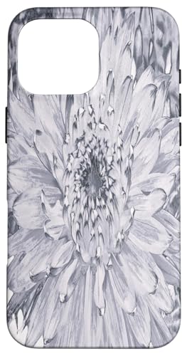 Graue und weiße Dahlienblüte Hülle für iPhone 16 Pro Max Graue und weiße Dahlienblüte Hülle für iPhone 16 Pro Max von My Rubio Garden