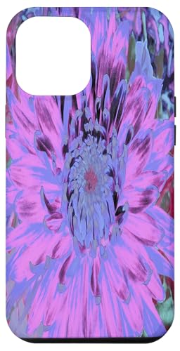 Hot Pink und Lila Dahlie Blume Hülle für iPhone 12 Pro Max von My Rubio Garden