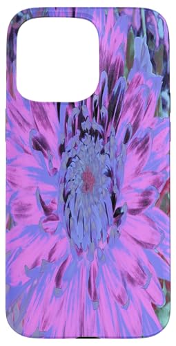 Hot Pink und Lila Dahlie Blume Hülle für iPhone 15 Pro Max von My Rubio Garden
