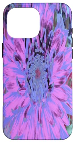 Hot Pink und Lila Dahlie Blume Hülle für iPhone 16 Pro Max von My Rubio Garden