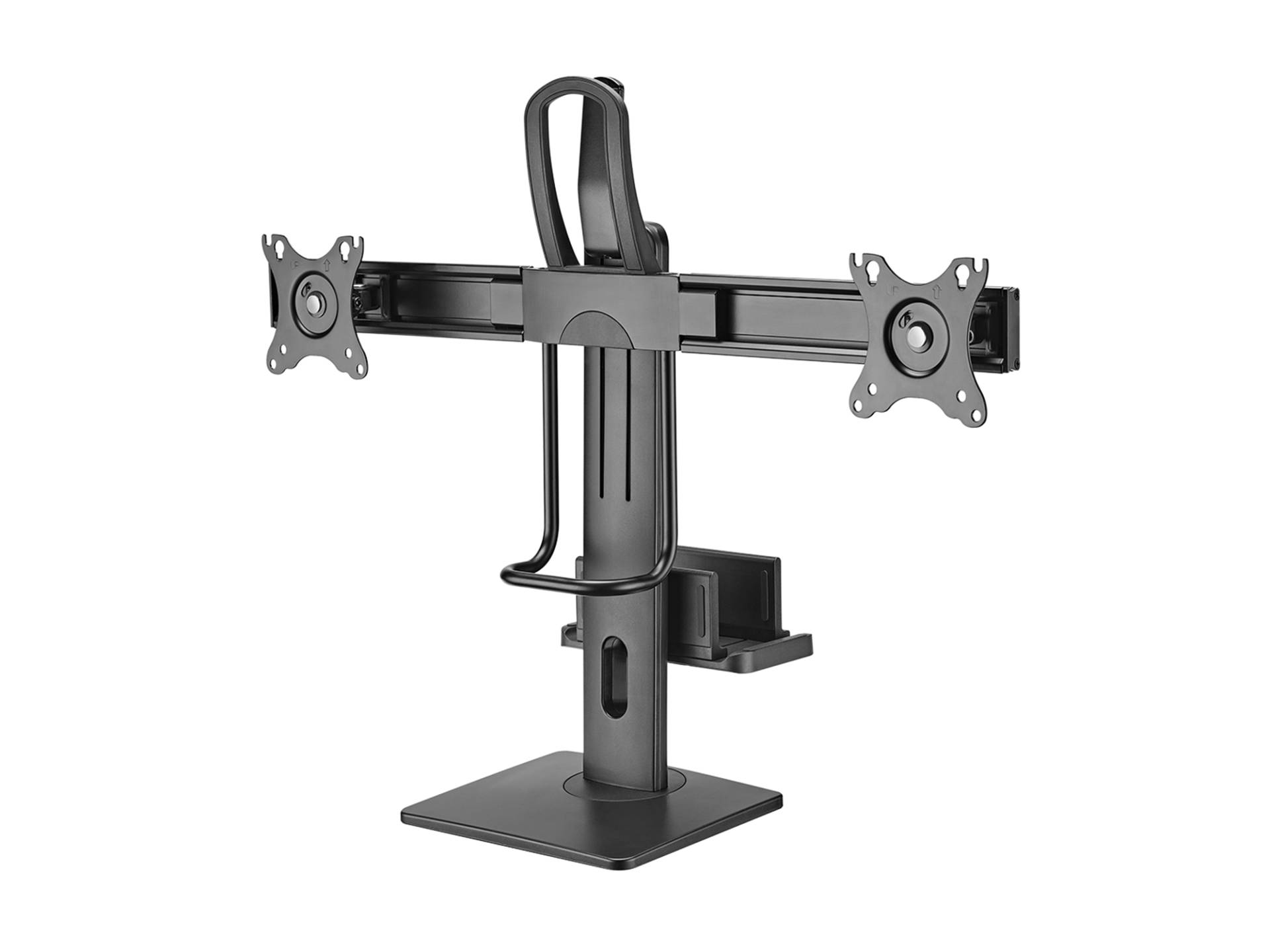 Motorisierter, höhenverstellbarer Standfuß für Flachbildschirme 32" - 65", schwarz - MyWall® [HP 61] von My Wall