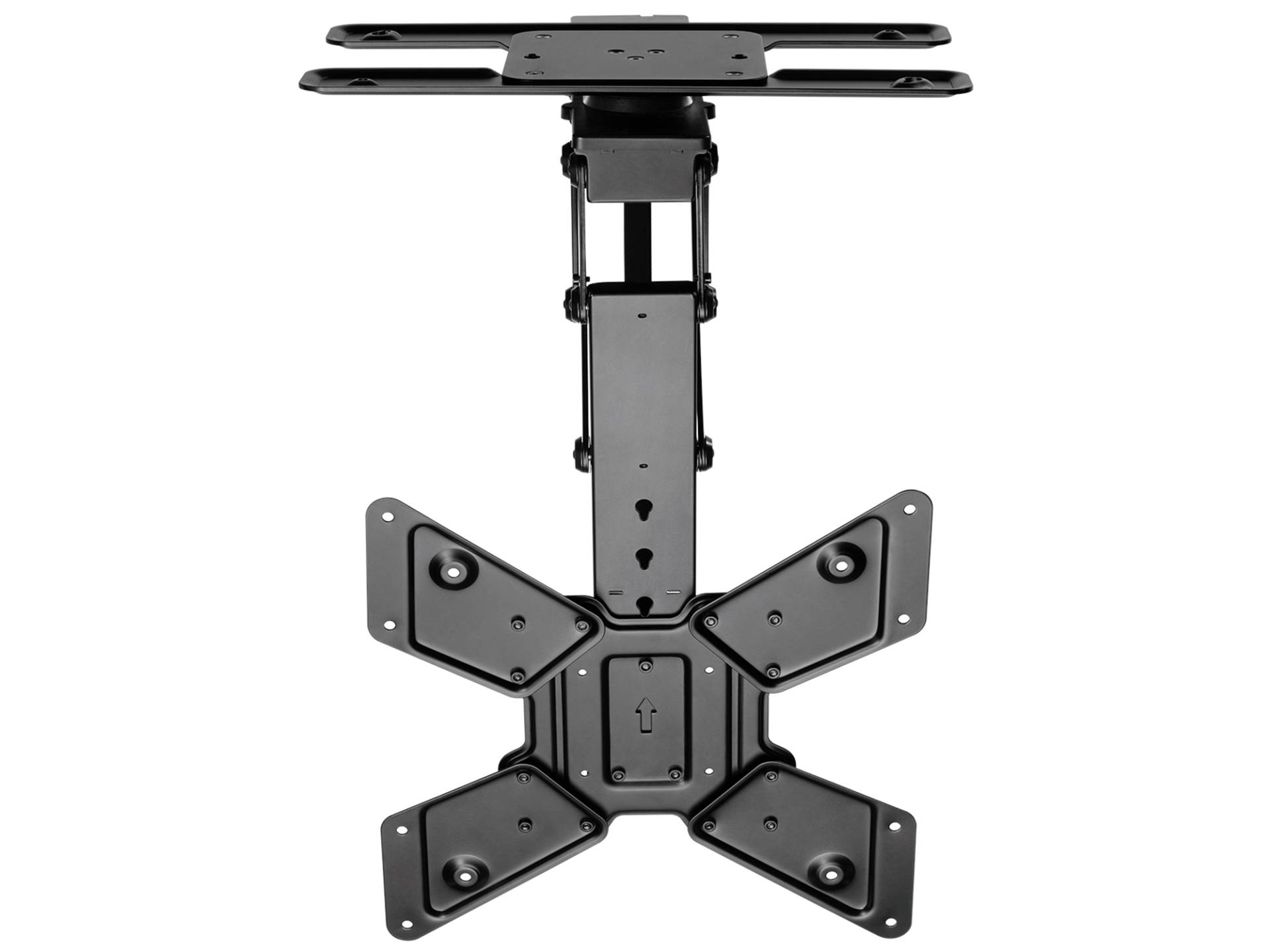 Motorisierter & klappbarer TV Deckenhalter für Bildschirme 23" - 65", schwarz - MyWall® [HL 48 M] von My Wall