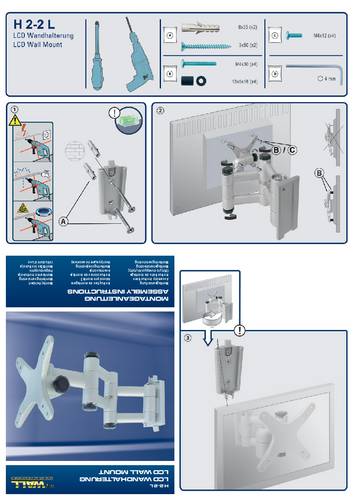 My Wall HD2-2L TV-Deckenhalterung 94,0cm (37 ) - 177,8cm (70 ) Deckenhalter, Drehbar, Höhenverst von My Wall