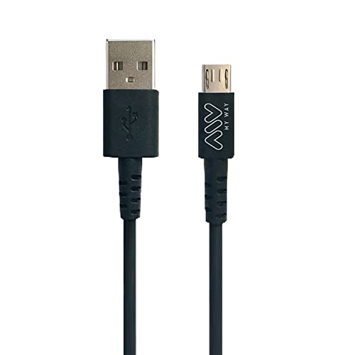 MyWay Cable USB-A Micro-USB 1M Noir MyWay Cable USB-A Micro-USB 1M Noir von My Way