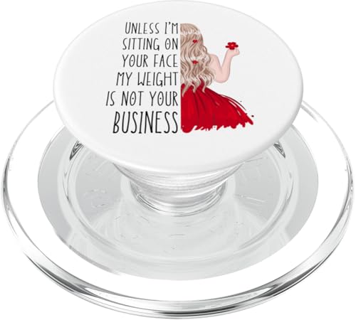 Wenn ich nicht auf deinem Gesicht sitze, geht dich mein Gewicht nichts an PopSockets PopGrip für MagSafe Wenn ich nicht auf deinem Gesicht sitze, geht dich mein Gewicht nichts an PopSockets PopGrip für MagSafe von My body size or shape is not your business beach