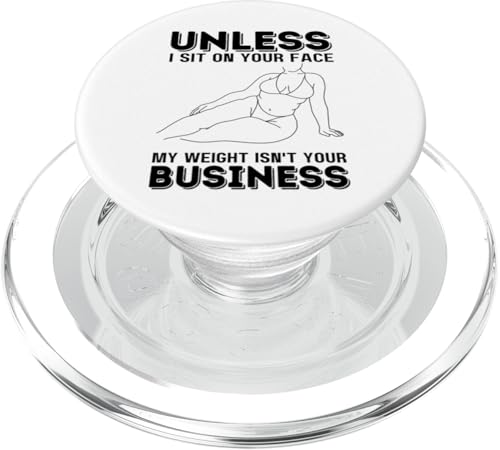 Wenn ich nicht auf deinem Gesicht sitze, geht dich mein Gewicht nichts an PopSockets PopGrip für MagSafe Wenn ich nicht auf deinem Gesicht sitze, geht dich mein Gewicht nichts an PopSockets PopGrip für MagSafe von My body size or shape is not your business beach