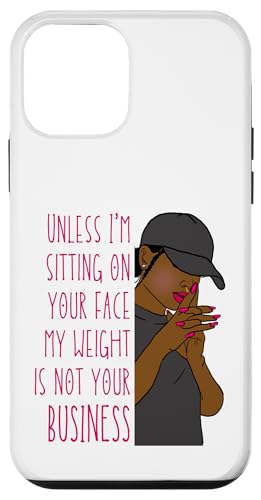 Wenn ich nicht auf deinem Gesicht sitze, ist mein Gewicht nicht dein Geschäftsspaß Hülle für iPhone 12 mini von My body size or shape is not your business beach