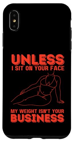 Wenn ich nicht auf deinem Gesicht sitze, ist mein Gewicht nicht dein Geschäftsspaß Hülle für iPhone XS Max Wenn ich nicht auf deinem Gesicht sitze, ist mein Gewicht nicht dein Geschäftsspaß Hülle für iPhone XS Max von My body size or shape is not your business beach