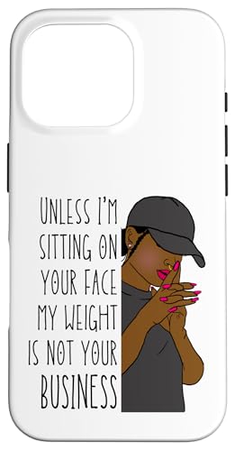 Wenn ich nicht auf deinem Gesicht sitze, ist mein Gewicht nicht dein Melanin Black Hülle für iPhone 16 Pro Wenn ich nicht auf deinem Gesicht sitze, ist mein Gewicht nicht dein Melanin Black Hülle für iPhone 16 Pro von My body size or shape is not your business beach